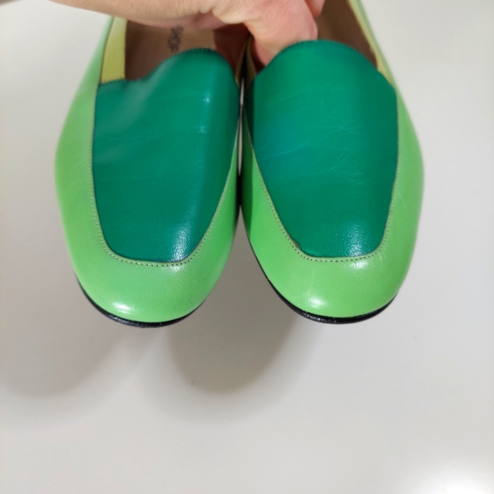 The Tog Shop Multi Toned Green Loafers Women's Size 7.5 M - Picture 11 of 12